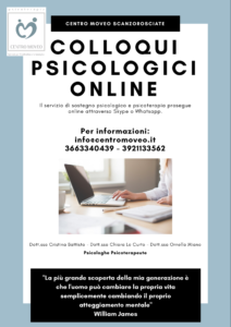 colloqui psicologici online centro moveo